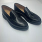 Black calf loafer