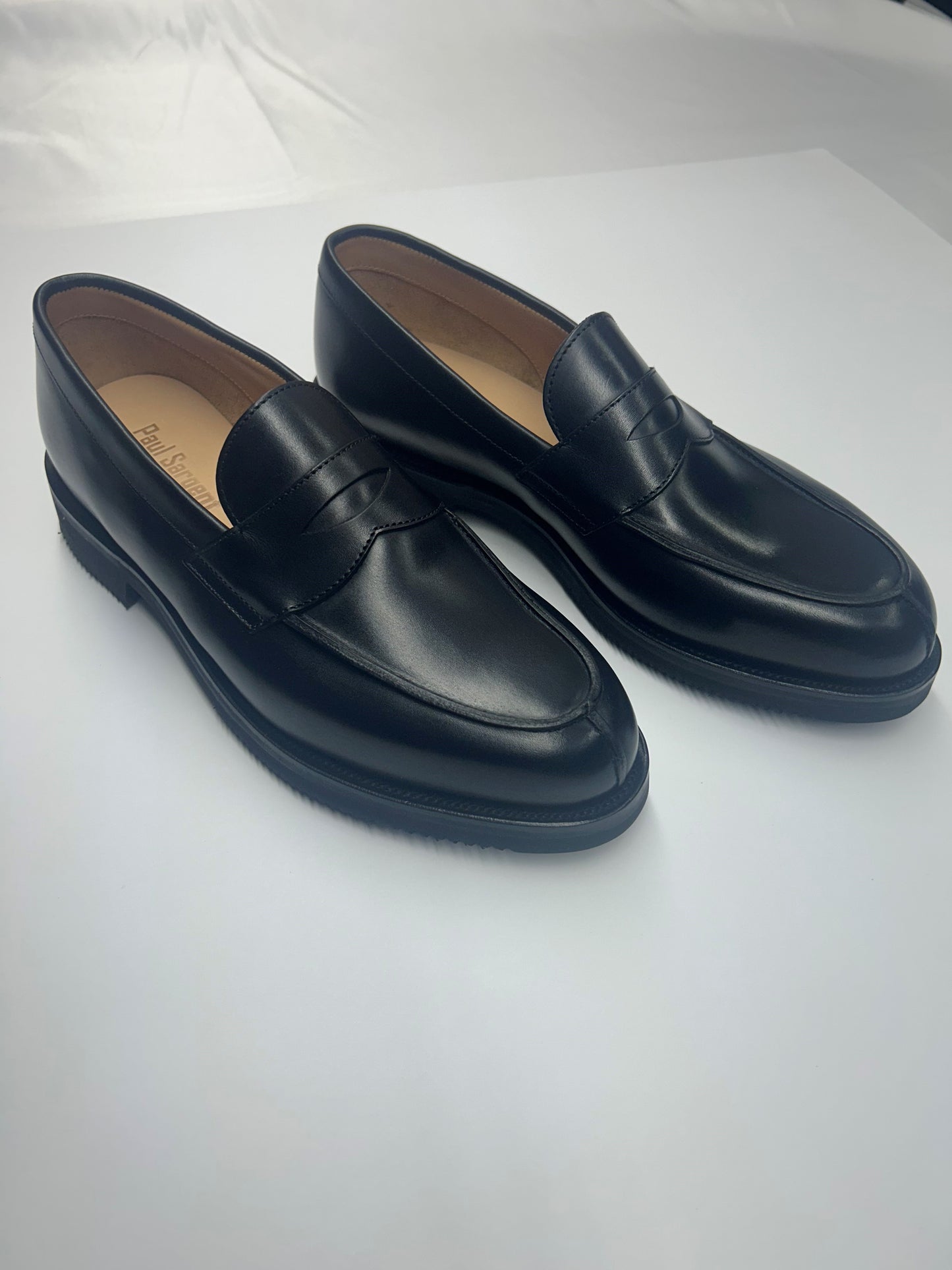 Black calf loafer